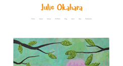 Desktop Screenshot of julieokahara.com